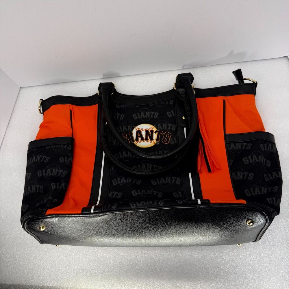 San Francisco Giants Purse Womens Tote Bag Bradford Exchange MLB Orange Strap